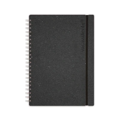 Afbeelding van Vacavaliente Studio Notitieboek A4 Gerecycled Leer Grijs