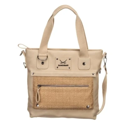 Afbeelding van Sansibar Handtas Schoudertas Shopper Sand Beige