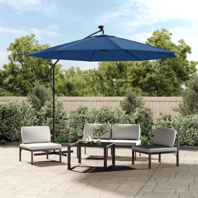 Afbeelding van VidaXL Vervangingsdoek voor zweefparasol 300 cm azuurblauw