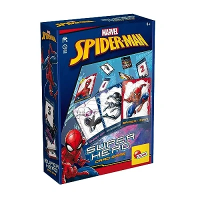 Afbeelding van LISCIANI Spider Man Kaartspel Gezelschapsspel 40 Actiekaarten Geïllustreerde Personages Te Spelen met Familie of Vrienden 2 Meer Spelers Voor Kinderen Vanaf 6 Jaar