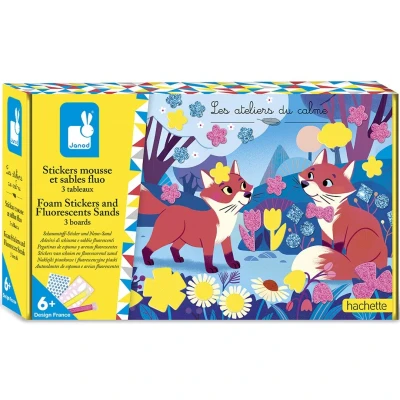 Afbeelding van Janod stickers en zand het bos