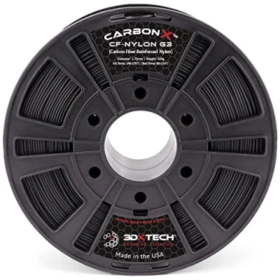 Afbeelding van 3D Xtech ASA3010750BK0 CarbonX CF ASA Filament UV bestendig, Weerbestendig 1.75 mm 750 g Zwart 1 stuk(s)