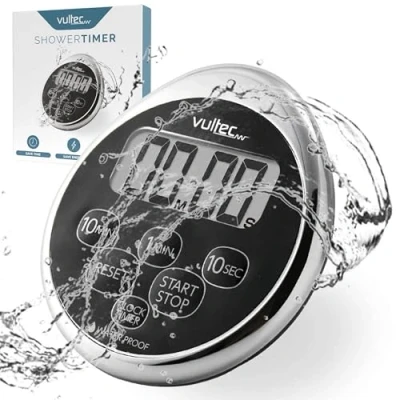 Afbeelding van Douchetimer digitale waterdichte timer douche klok showertimer digitaal IPX7