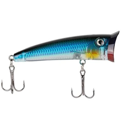 Afbeelding van 2Pcs Vissen Lokt Popper Lokken Kunstmatige Hard Aas Plastic Drijvende Fish Zoals vervanging voor Zoutwater en Zoetwater, 7cm (5 #)
