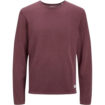 Afbeelding van Jack &amp; Jones Jjeleo CREW NECK NOOS Trui, Heren, Maat: XS, Hawthorn rose