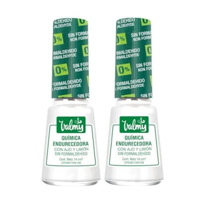 Afbeelding van Valmy Chemische nagelverharder, met knoflook en citroen, vrij van formaldehyde, voor de behandeling nagellak hardmiddelen, 14 ml (2 stuks)