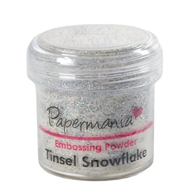 Afbeelding van Docrafts 1 oz Embossing poeder, klatergoud sneeuwvlok