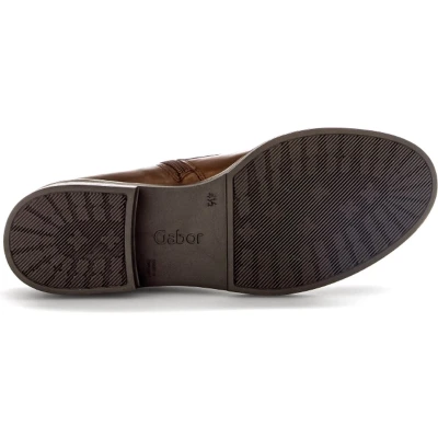 Afbeelding van Gabor Veterboots, Dames, Maat: 37.5, Sattel effekt Leer