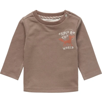Afbeelding van Noppies Langarm Longsleeve voor kinderen, Maat: 68, Burly wood