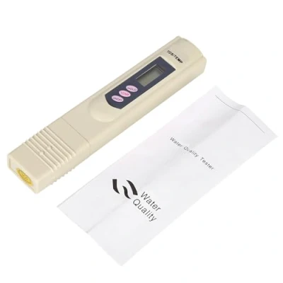 Afbeelding van Digitale LCD tester voor waterkwaliteit, winnaar TDS watertest reinheidsfilter 0 9990 PPM Temp drinkwater, aquaria en zwembaden (grijs)