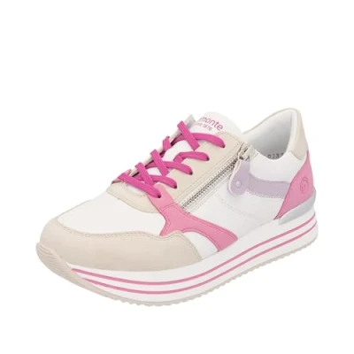 Afbeelding van Remonte Dames D1323 Sneaker Low, wit 83, 41 EU, EU