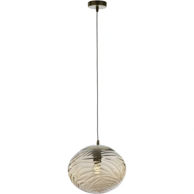 Afbeelding van ECO Light NEREIDE I E S1 CH Hanglamp E27 40 W Champagne, Chroom
