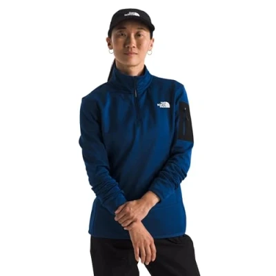 Afbeelding van The North Face Mistyescape 1/4 ZIP Sweater, Dames, Maat: 34/36, Estate blue/black
