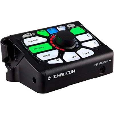 Afbeelding van TC Helicon PERFORM V Ultimate Mic Stand Mount Vocal Processor voor snel en eenvoudig geluid in studiokwaliteit met uitbreidbare effecten