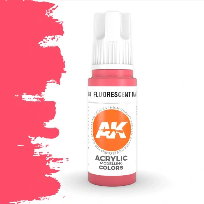 Afbeelding van Fluorescent Magenta Acrylic Modelling Colors 17ml AK11068