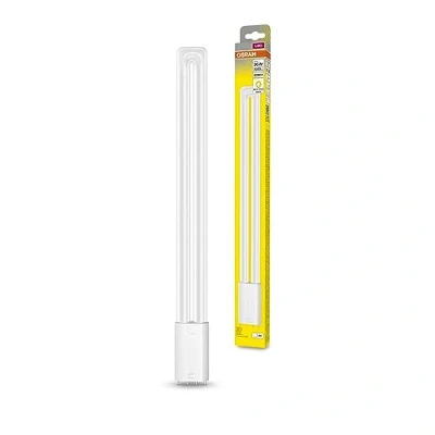 Afbeelding van Osram dulux led lamp buis eenkneeps 2g11 18w 2070lm 3000k 79ma straling 140graden frost wit ip20 dxl 44x417mm 4058075557772