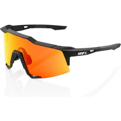 Afbeelding van 100% GAFAS Speedraft Soft Tact Black Hiper Red Multilayer Mirror Lens
