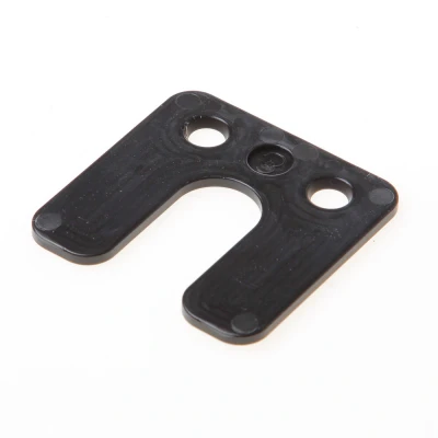 Afbeelding van GB Drukplaat met sleuf zwart kunststof 70 x 3mm 34743