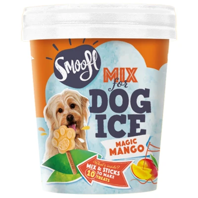 Afbeelding van Smoofl Honden Ijs 160 g Hondensnacks Mango