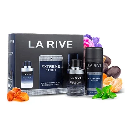 Afbeelding van La Rive Set Extreme Story Geschenkset Eau de toilette 75 ml + Deodorant 150