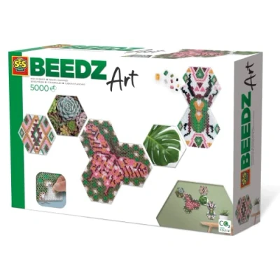 Afbeelding van SES Creative kralenset Beedz Art Botanisch junior 5000 delig