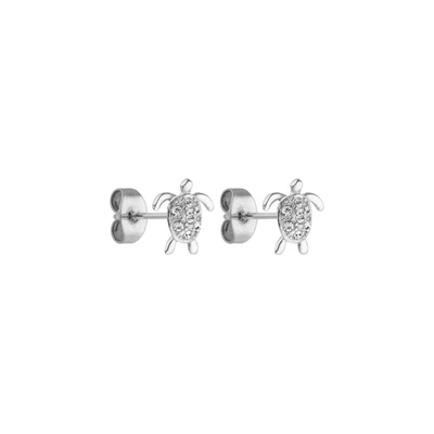 Afbeelding van Purelei Turtle Oorbellen, Dames, Maat: One Size, Silberfarben