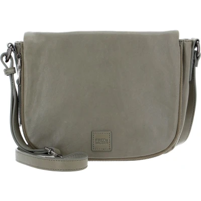 Afbeelding van FREDsBRUDER Leren Schoudertas PGL Saddle Bag Sage Groene