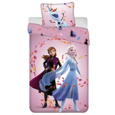 Afbeelding van Disney Frozen Dekbedovertrek Magisch 140 x 200 cm Katoen 50x 70cm