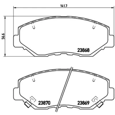 Afbeelding van Brembo Remblokset P 28 035