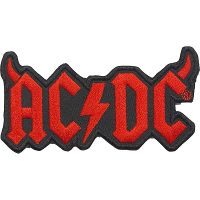 Afbeelding van AC/DC Horns Patch Rood/Zwart