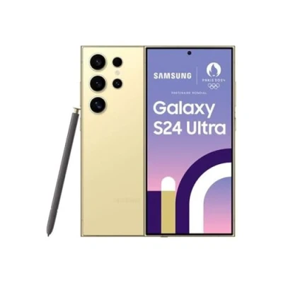 Afbeelding van Samsung Galaxy S24 Ultra S928B 256GB Geel Titanium Yellow 6.8 inch Camera achterkant: 200 MP voorkant (selfie):