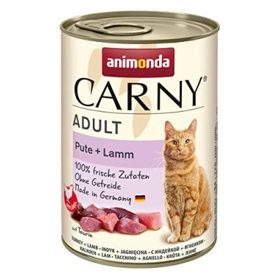 Afbeelding van 6x400g Adult Kalkoen &amp; Lam animonda Carny Kattenvoer