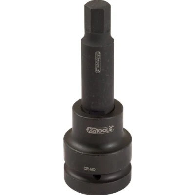 Afbeelding van KS Tools 450.0464 3/4&quot; Bit dopsleutel binnenzeskant, kracht, lang, 24mm
