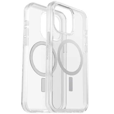 Afbeelding van Apple iPhone 15 Pro Max MagSafe Hoesje Kunststof OtterBox Hardcase/Backcover Transparant Telefoonhoesje Shockproof/Valbescherming