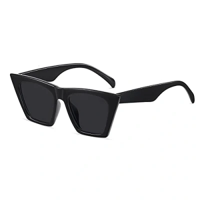Afbeelding van Flat Top zonnebril voor mannen vrouwen Retro Designer Square beknopte stijl Clear lens UV405