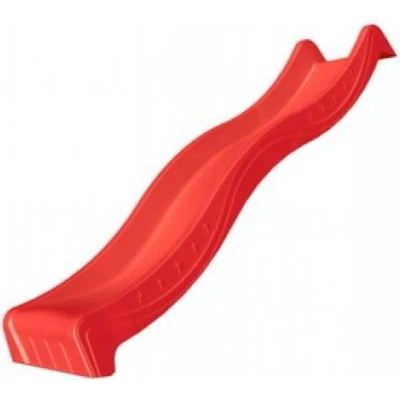 Afbeelding van Intergard Glijbaan tuin rood 265cm voor houten speeltoestellen