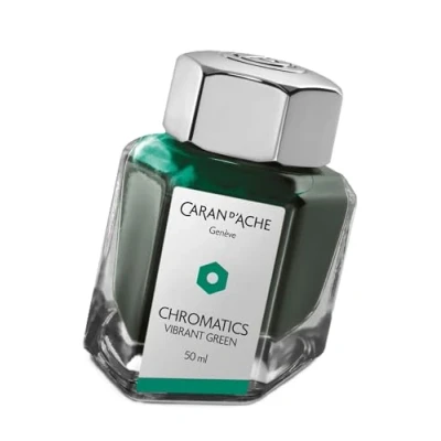 Afbeelding van Caran d&#039;Ache Inktpot Vibrant Green 50ml Gratis graveren