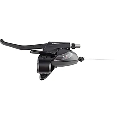 Afbeelding van Shimano Versteller (links) met remhendel 3 speed Tourney ST EF41 zwart
