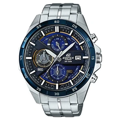 Afbeelding van Casio Edifice Classic EFR 556DB 2AVUEF Herenhorloge 50 mm Zilverkleurig