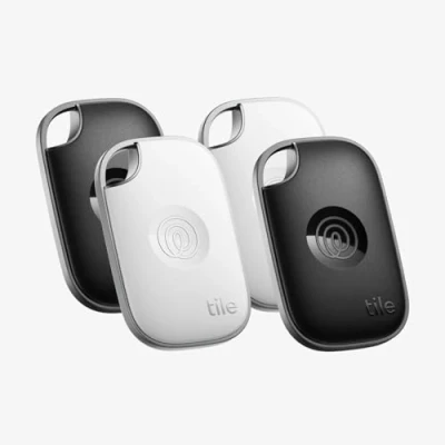 Afbeelding van Tile by Life360 Pro (2024) Krachtige Bluetooth tracker, sleutelfinder en itemfinder voor sleutels, tassen meer. Zowel iOS als Android compatibel. Telefoonfinder. 4 pack (zwart/wit)