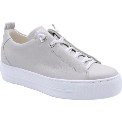 Afbeelding van Paul Green Sneakers laag, Dames, Maat: 36, Maincalf pearl Nubukleer