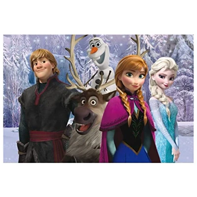 Afbeelding van Lisciani Frozen puzzle double face plus 108