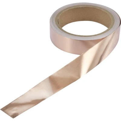 Afbeelding van TRU COMPONENTS CU F2.5R1000 ESD tape Koper (l x b) 10 m 25 mm