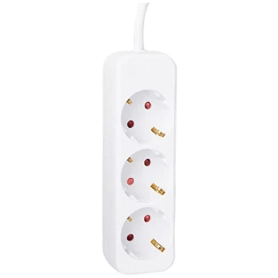 Afbeelding van Meister Stekkerdoos 3 Voudig, m Kabel, Kunststofkabel, Ip20, Wit