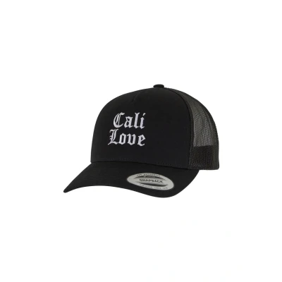 Afbeelding van Mister Tee COOL CALI LOVE 5PANEL Retro Trucker Pet, Maat: One Size, Black