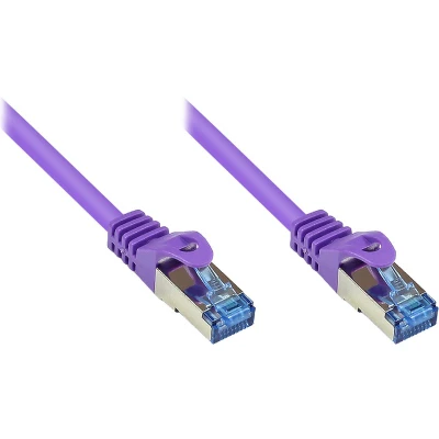 Afbeelding van Good Connections S/FTP CAT6a 10 Gigabit netwerkkabel / paars LSZH 3 meter