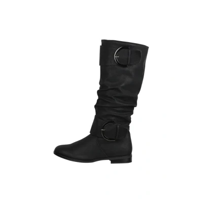 Afbeelding van Elara Dames Laarzen Slip on Chunkyrayan JY1989 Schwarz 36