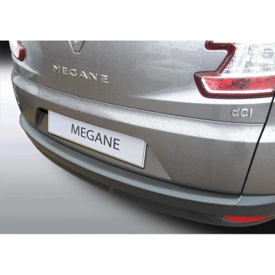 Afbeelding van RGM ABS Achterbumper beschermlijst passend voor Renault Megane Grandtour 2009 2016 Zwart