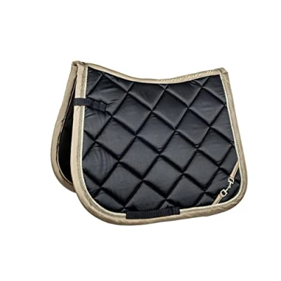 Afbeelding van Lauria Garrelli Zadeldekje Golden Gate Bit Dressuur Blauw Pony