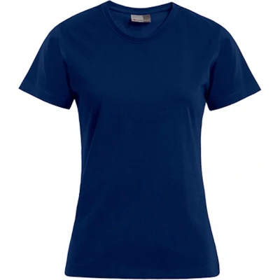 Afbeelding van Damesshirt &#039;Premium T&#039; met ronde hals Navy XXL